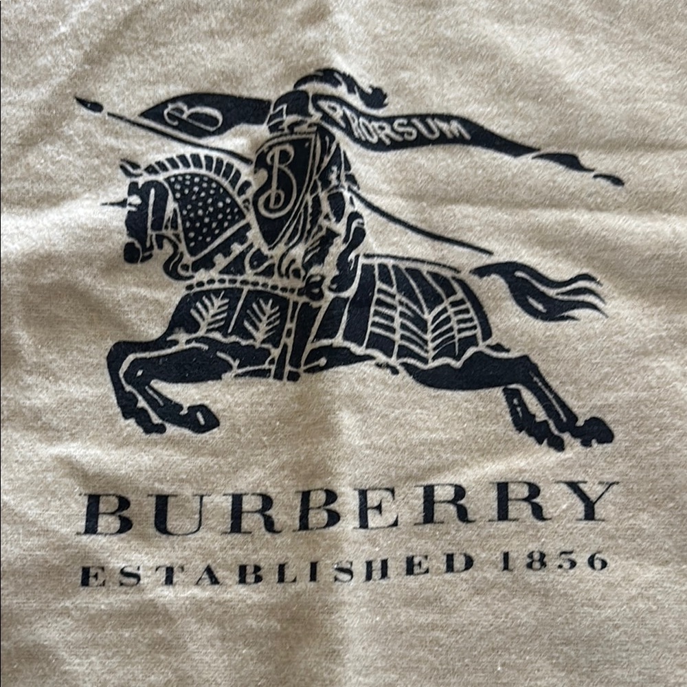 Burberry Tan Drawstring Bag - Picture 2 of 3